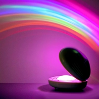 Радужный разноцветный проектор подходит для фотосессий, ночник, подарок на день рождения, популярно в интернете