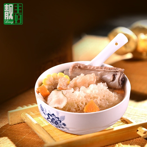 Цветочная жвачка кусочки улитки Yuzhu Meimi Soup Женщины прекрасно едят изнутри изнутри на улицу, суп суп Guangdong Tl031