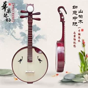 Huale Qin Yun trình diễn chuyên nghiệp Ruyi Mudanshan bạch đàn 阮 阮 面 款 款 乐器 - Nhạc cụ dân tộc