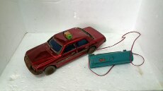 Игрушка 老玩具怀旧收藏老铁皮玩具 线 控轿车