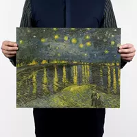 [梵高-罗纳河上的星夜]
