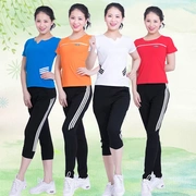 Yunshang Yang Liping Square Dance Dress New 2018 Spring New Cotton Single Quần Quần Dance 1804 - Quần áo tập thể hình