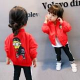 Бейсбольная форма для девочек, детская куртка, кардиган для принцессы, 1-3 лет, осенняя, детская одежда