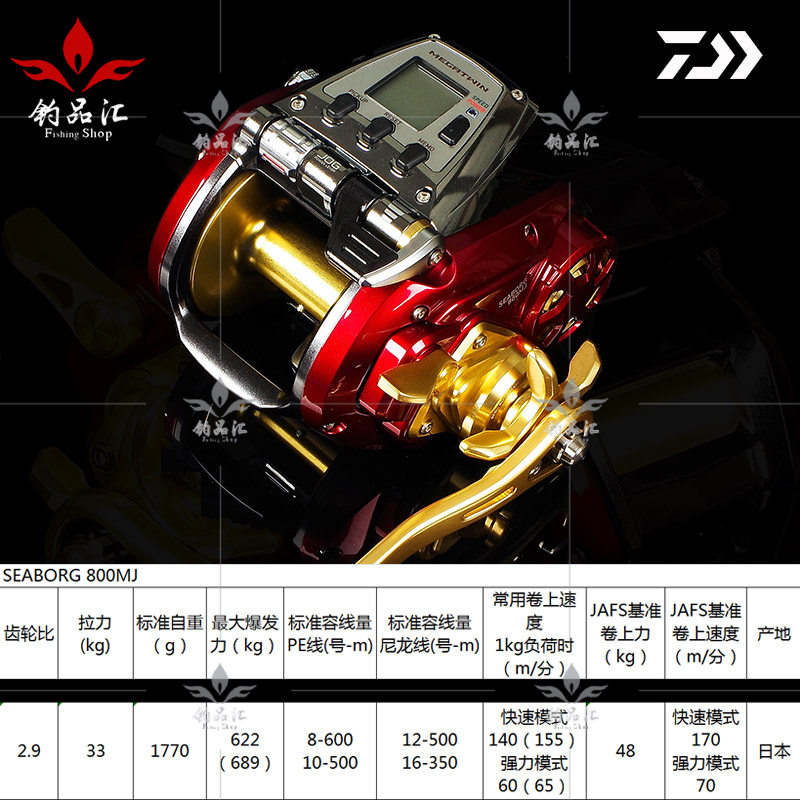 daiwa seaborg 800mj