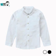Áo sơ mi cotton trẻ em mùa thu đông cộng với áo nhung dày cho bé trai phù hợp với áo sơ mi đáy