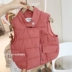 Áo vest cotton hoang dã! Quần áo trẻ em và trẻ em Hàn Quốc 2019 mùa thu đông mới bé trai và bé gái mặc vest ấm áp - Áo ghi lê Áo ghi lê