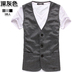 Doanh số bán hàng hàng tháng của hàng ngàn người đàn ông dệt kim của nam giới siêu phổ biến của nam giới thường phiên bản Hàn Quốc của vest 1809-X05-P18 Dệt kim Vest