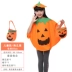 Trang phục Halloween quần áo bí ngô cho trẻ em và người lớn bộ đồ bí ngô mẫu giáo biểu diễn múa trang phục hóa trang cha mẹ và con cái 