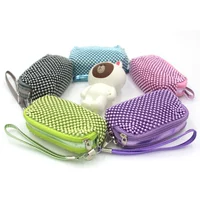 Милые монеты с молнией, кошелек, сумка с петлей на руку, ключница, картхолдер, небольшая сумка, бумажник