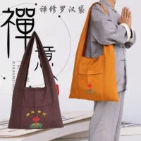 Медитация Фухуи Будды, монах с тремя кусками монаха, Медитация хлопкового холста, монах, сумка для монаха, сумка для жилья в горной сумке, сумка Luohan