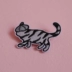 Mèo West Cat thương hiệu ban đầu mèo thêu trâm con mèo con trâm mèo huy hiệu pin phụ nữ - Trâm cài Trâm cài