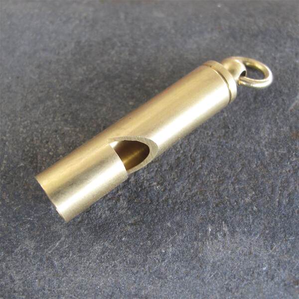 Чистый желтый Бронза свисток на открытом воздухе Свист выживания очень громкий для помощи свисток сигнал свисток