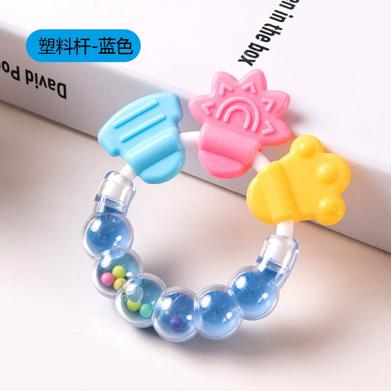 Baby Bear Rattle Bell Baby Toy Baby Rattle Silicone Teether Baby Teether Molar Stick - Gutta-percha / Toothbrsuh / Kem đánh răng