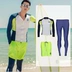 Phiên bản Hàn Quốc của bộ đồ lặn mới nữ chia đôi phù hợp với sứa quần áo lướt sóng phù hợp với ống thở nam quần áo bơi dài tay áo - Vài đồ bơi Set đồ đi biển cho cặp đôi Vài đồ bơi