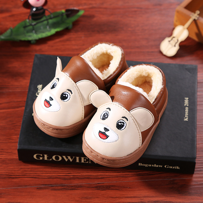 Pantoufles enfants en autre pour hiver - semelle caoutchouc - Ref 1010101 Image 14