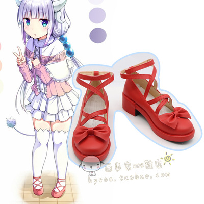 taobao agent Kobayashi's Dragon Maid Cos Cos Dragon Niangna COSPLAY COS Shoes Customization