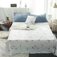 một mảnh đơn giản in vải bông gió Khăn bông đơn ký túc xá đúp - Khăn trải giường thảm trải giường mùa hè