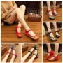Giày vải nữ phong cách Trung Quốc gió nghệ thuật rồng mẫu thêu giày thấp để giúp giày nữ giày quà tặng giày nữ cao gót