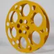 38 см золотистого желтого диаметра 35 пленочный клип