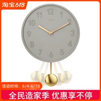 Простые цементные часы тихо встряхнуть часы часы гостиной мода Art Art Nordic Clock Creative Watches Industrial Style