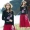 2019 xuân mới quốc gió nữ trang trí v cổ thêu áo thun dài tay nữ áo phông thêu cỡ lớn - Áo phông áo phông trơn