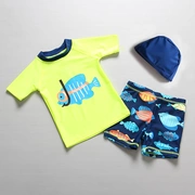 Đồ bơi trẻ em Hàn Quốc Hàn Quốc Boy Boy Baby Split Sun Ấm Áo tắm cho trẻ em - Bộ đồ bơi của Kid