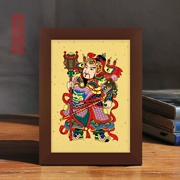 Phong cách Trung Quốc món quà đặc biệt bảng gỗ Trang trí năm mới | Thần cửa Tongzi | Yu Lei Shen Hao Jingde Qin Qiong dán cửa dán tường - Trang trí nội thất