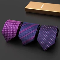 Сиреневый галстук, классический костюм для отдыха, 8см