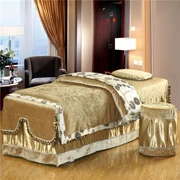 Vẻ đẹp giường bao gồm bốn bộ giường massage giường bìa cao cấp vẻ đẹp giường bìa màu sắc đẹp thẩm mỹ viện đặc biệt trải giường