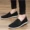 Mùa hè mới 2018 Giày đế xuồng nam hàn quốc lười biếng một chân giày vải Bắc Kinh cũ giày thể thao nam adidas