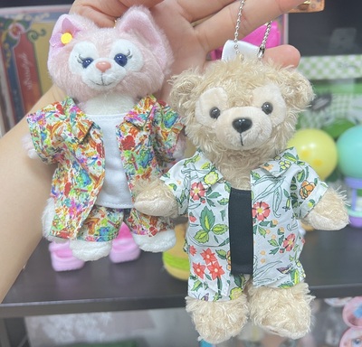 taobao agent [New product spot] Cotton doll doll clothing 15cm Hong Kong wind summer dress three -piece 6 -color optional fat and thin can be worn