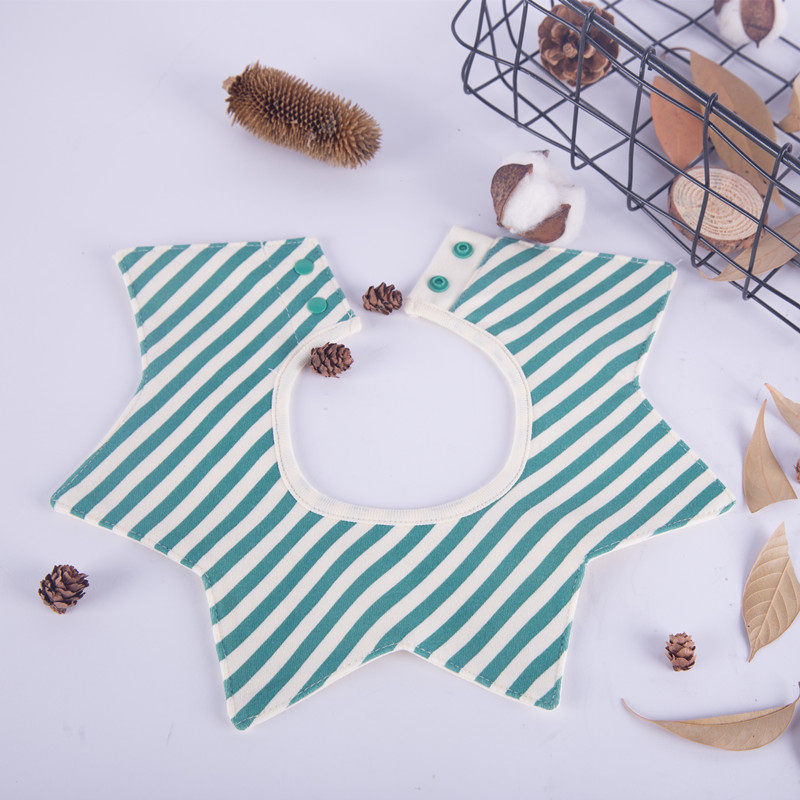 360度可旋转八角婴儿口水巾纯棉 领优惠券5元