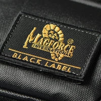 Magheres MagForce MacGyver Nhãn đen Armband Thêu Magic Sticker Chiến thuật Ba lô Sticker Morale Chương miếng dán ủi trang trí quần áo