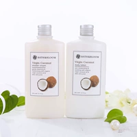 Thai Bath & Bloom Coconut Plant Body Care 2 Piece Set Body Wash Body Lotion Giữ ẩm và mịn màng sữa tắm cho nam