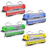 Mô hình hợp kim tàu ​​chở khách thành phố đường sắt nhẹ tàu điện ngầm cửa sau âm thanh mở và quà tặng đồ chơi trẻ em - Chế độ tĩnh mô hình xe độ