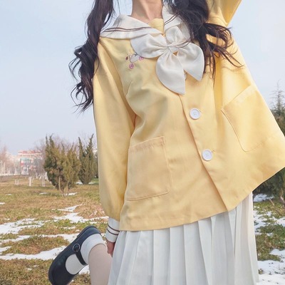 taobao agent [Fairydream spot] National brand JK uniform Sakurai Kawaka Miao cherry blossom kwed kindergarten kit