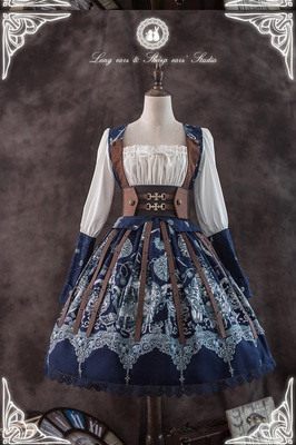 taobao agent [Dream and Treasure Spot] National brand lolita long ears and pointed ears pirate handle SP JSK