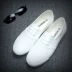2016 mới hoang dã âm nhạc nhỏ giày vải trắng nam mùa thu Phiên bản Hàn Quốc của dép lười giải trí một đôi giày đơn nam giày thể thao adidas Plimsolls