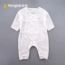 Áo choàng cotton mới cho bé sơ sinh cotton gạc sơ sinh jumpsuit bé mùa hè mỏng phần quần áo leo núi - Áo liền quần đồ ngủ trẻ em Áo liền quần