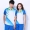 Jinguan mùa hè phù hợp với thể thao nam và nữ Jiamusi thể dục nhịp điệu vuông quần áo thể thao quần ngắn tay áo thun nửa tay - Thể thao sau bộ nỉ adidas nam chính hãng