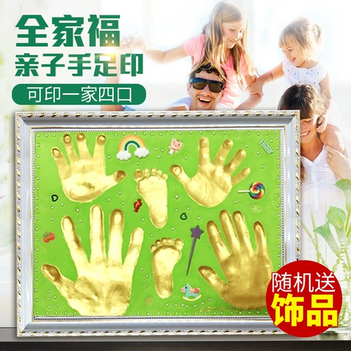 Детская чернильная подушечка, отпечаток рук, памятные отпечатки рук и ног для взрослых для влюбленных, семейный стиль