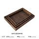 3 куски жареного деревянного чайного подноса
