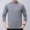 Áo len cashmere dành cho nam của thành phố Ordos Màu rắn nửa cổ cao Áo len dày cỡ lớn Dad Fit Áo len trung niên