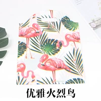 Толстый зеленый листовой пожарная птица