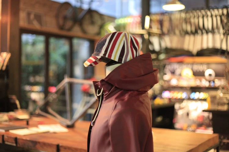Плащ-дождевик Swedish бренда Stutterheim Stockholm водонепроницаемый хлопковый дождевик с липким покрытием