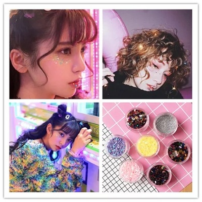 taobao agent ● Orangutan ● Bright Crystal ~ Soft Girl Eye Make a Star Moon Patch-外 lolita makeup