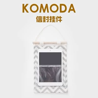 Японская стиль Komoda Mushan Convelope Storving Sanging Bag СВОЙСТВЕННАЯ СТАЛА подвеска на стене украшения входа в нордическое крыльцо связана