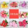 Hoa giả đơn mô phỏng bó hoa nhựa hoa nhỏ hoa cúc dại hoa hồng hoa trang trí hoa trang trí sân vườn - Hoa nhân tạo / Cây / Trái cây cây hoa giả