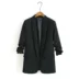 ZYZA với cùng một đoạn mùa thu mới màu rắn hoang dã khí nhỏ phù hợp với áo khoác nữ 2401778 áo khoác vest nữ Business Suit