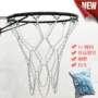 Kim loại bóng rổ net chain sắt mạ kẽm màu xanh net net bóng rổ net net giỏ net tiêu chuẩn 12 net hook bold sắt net 	quả bóng rổ lining	